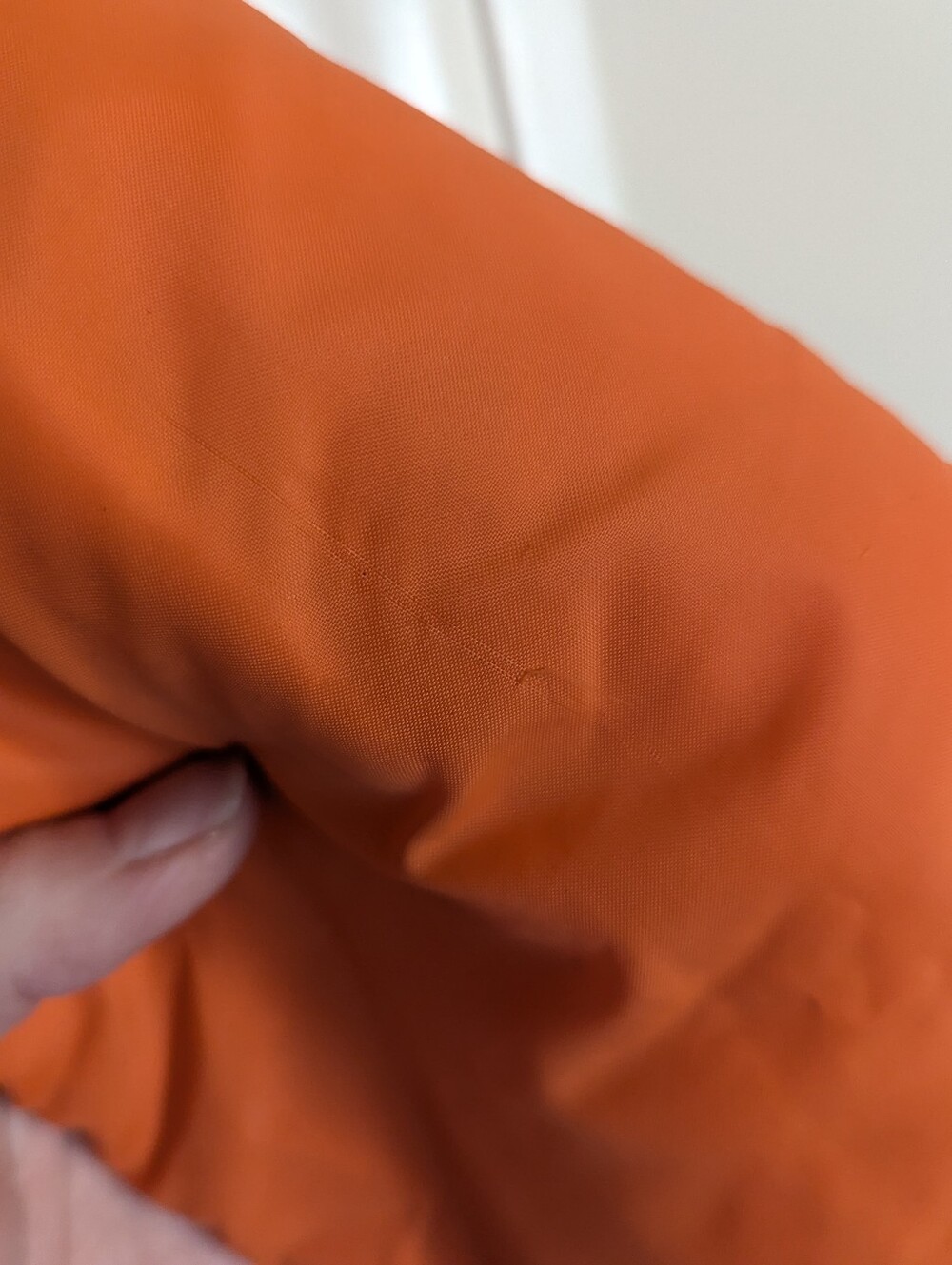 Rainier Vintage 80s Color Block Cropped Ski Jacket - Bright Orange Green sz S - Picture 6 of 7